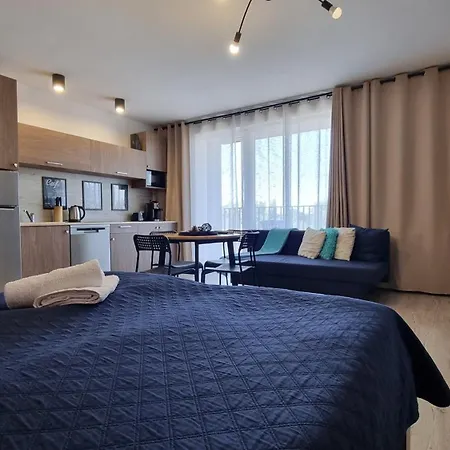 Apartman Q Apart Coral - Studio, Manufaktura, Parking Gratis, Tv Max, Fv, Gwarancja Zadowolenia *